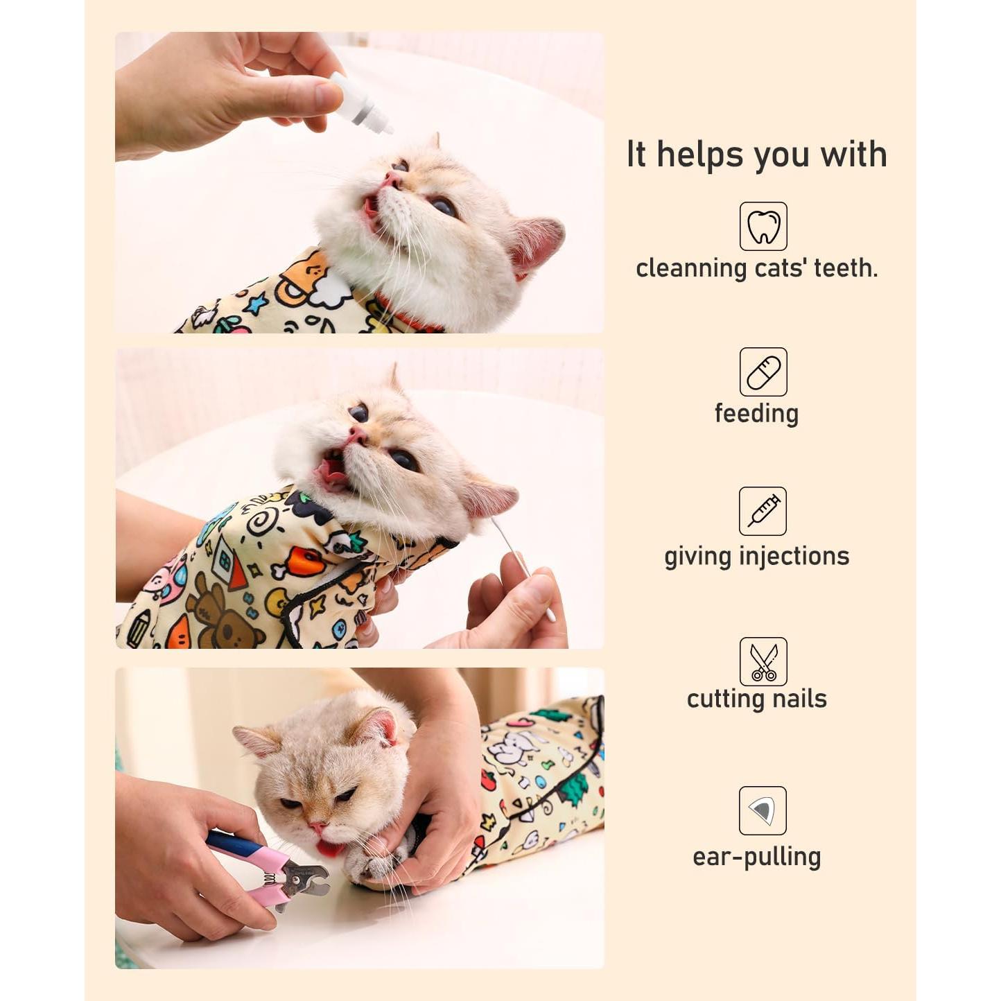 Envoltura Calmante para Gatos Miertou 76x76 cm Autoadherente