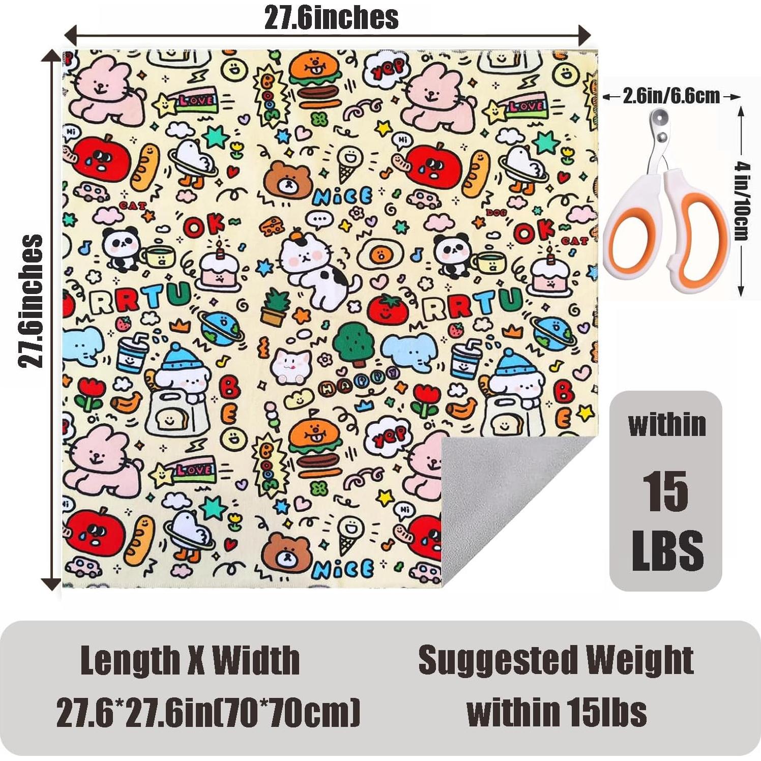 Envoltura para Acicalamiento de Gatos NEOAURR 70x70cm