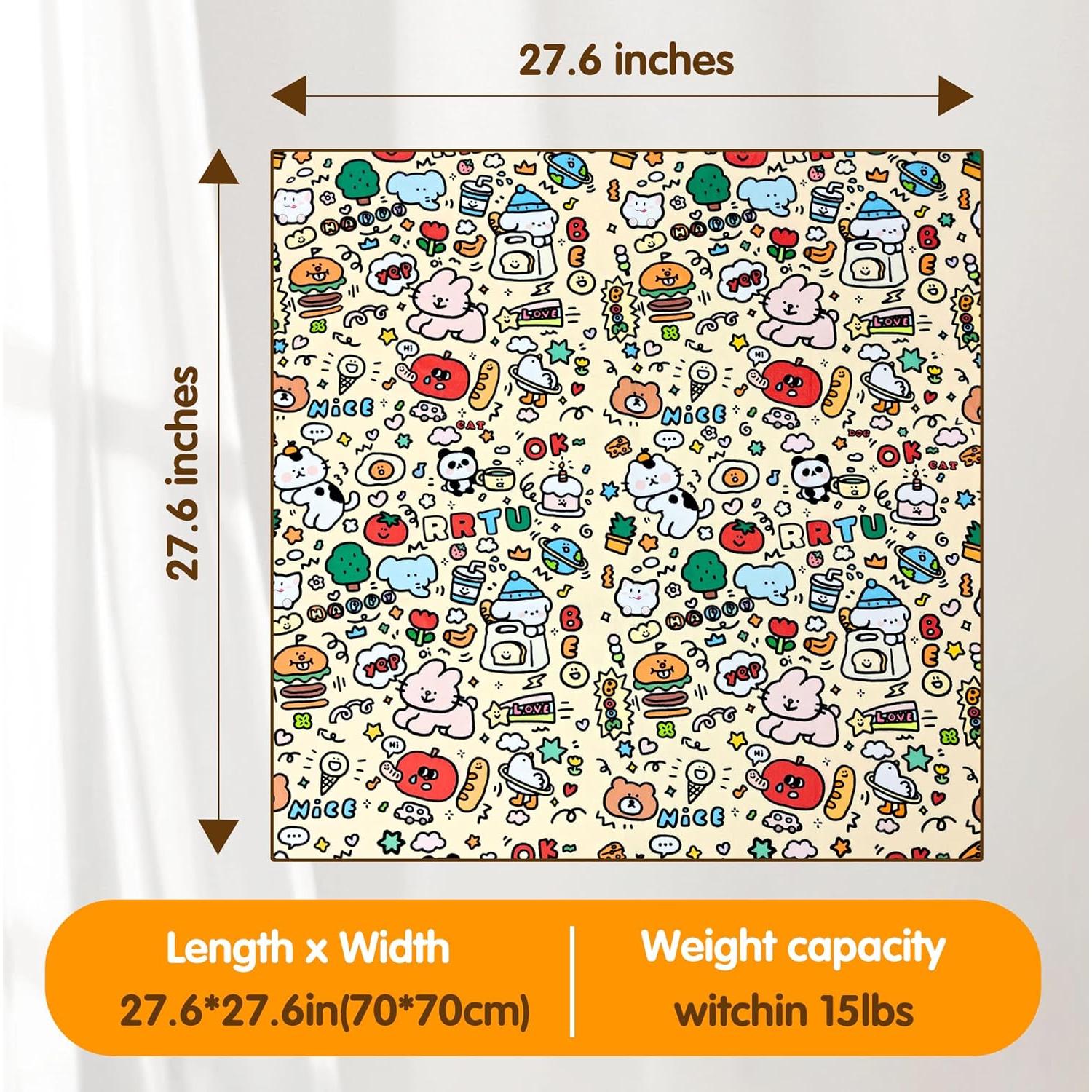 Envoltura de Aseo para Gatos Aniaboho Amarillo 70x70 cm