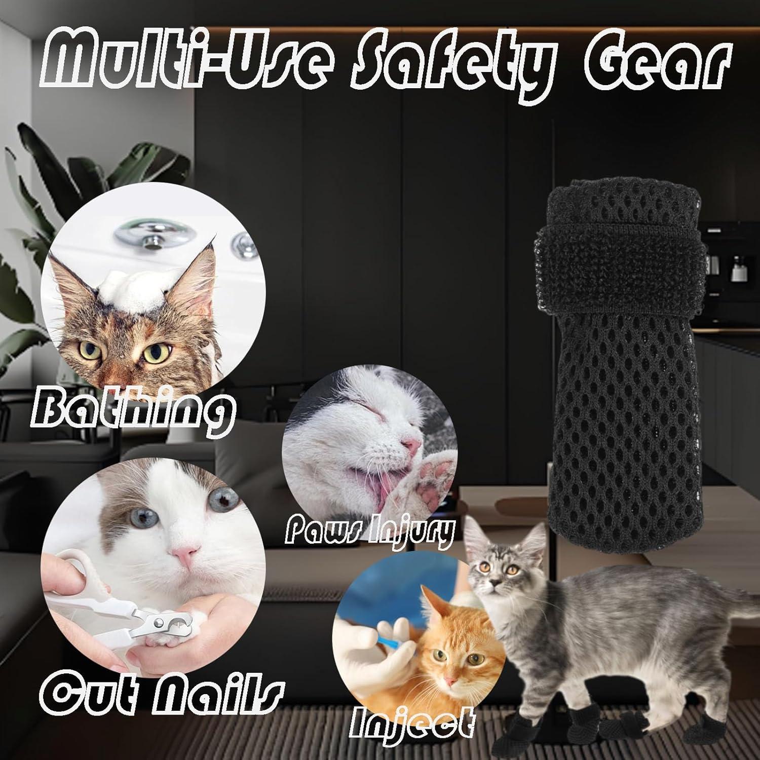 Botas Anti Rayones para Gatos GEKRSMO - 4 Paquetes M