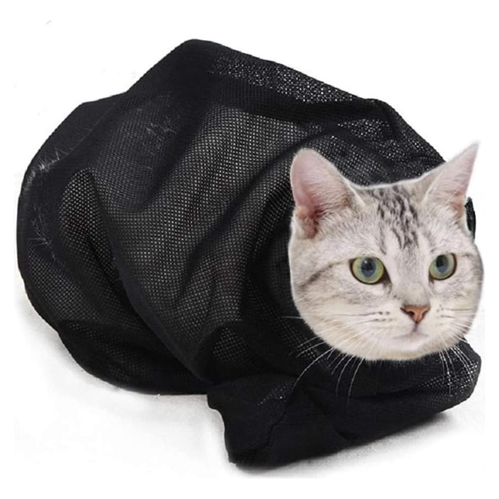 Bolsa de Baño para Gatos ASOCEA Ajustable Malla Transpirable