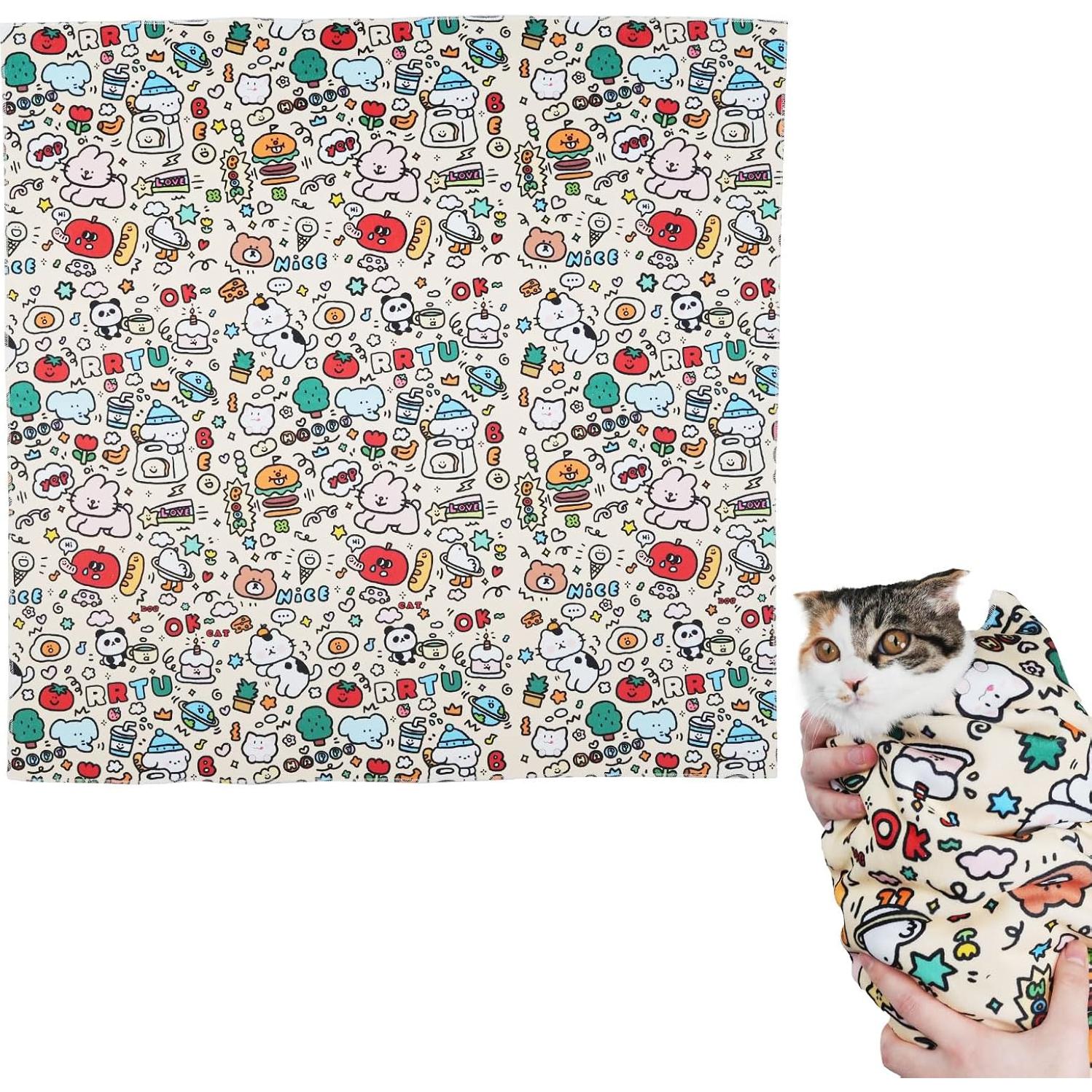 Envoltura Anti-Escape para Gatos Maiwoste XL 90x90 cm Suave