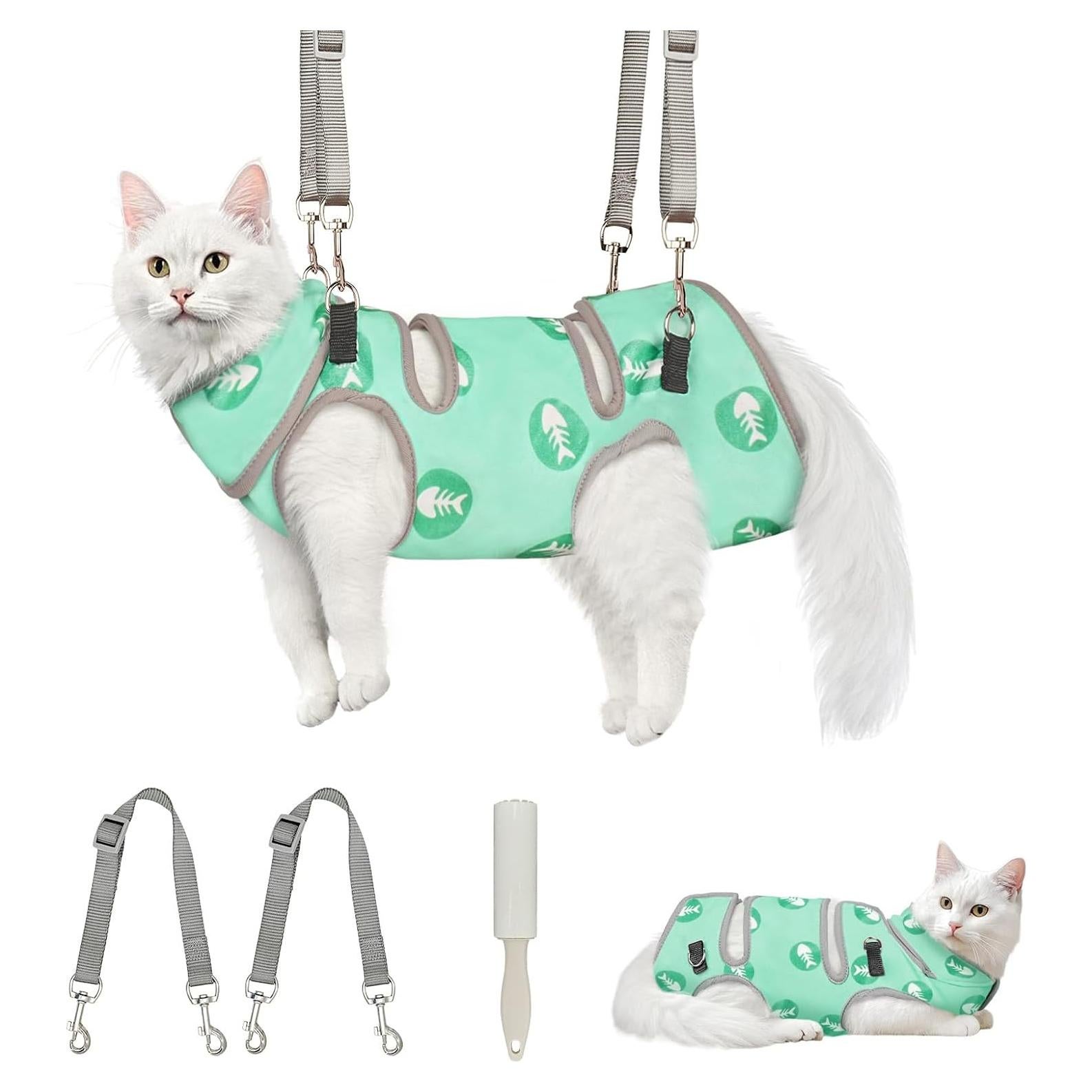 Hamaca Acicalamiento Gatos Supet L 4-8 kg Tela Suave