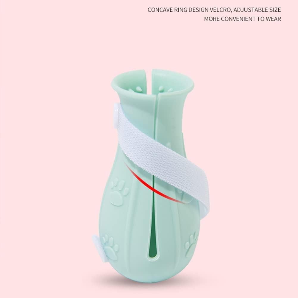 Zapatos Protectores para Gatos Gigicloud - 4 Pcs Silicona Antirayaduras