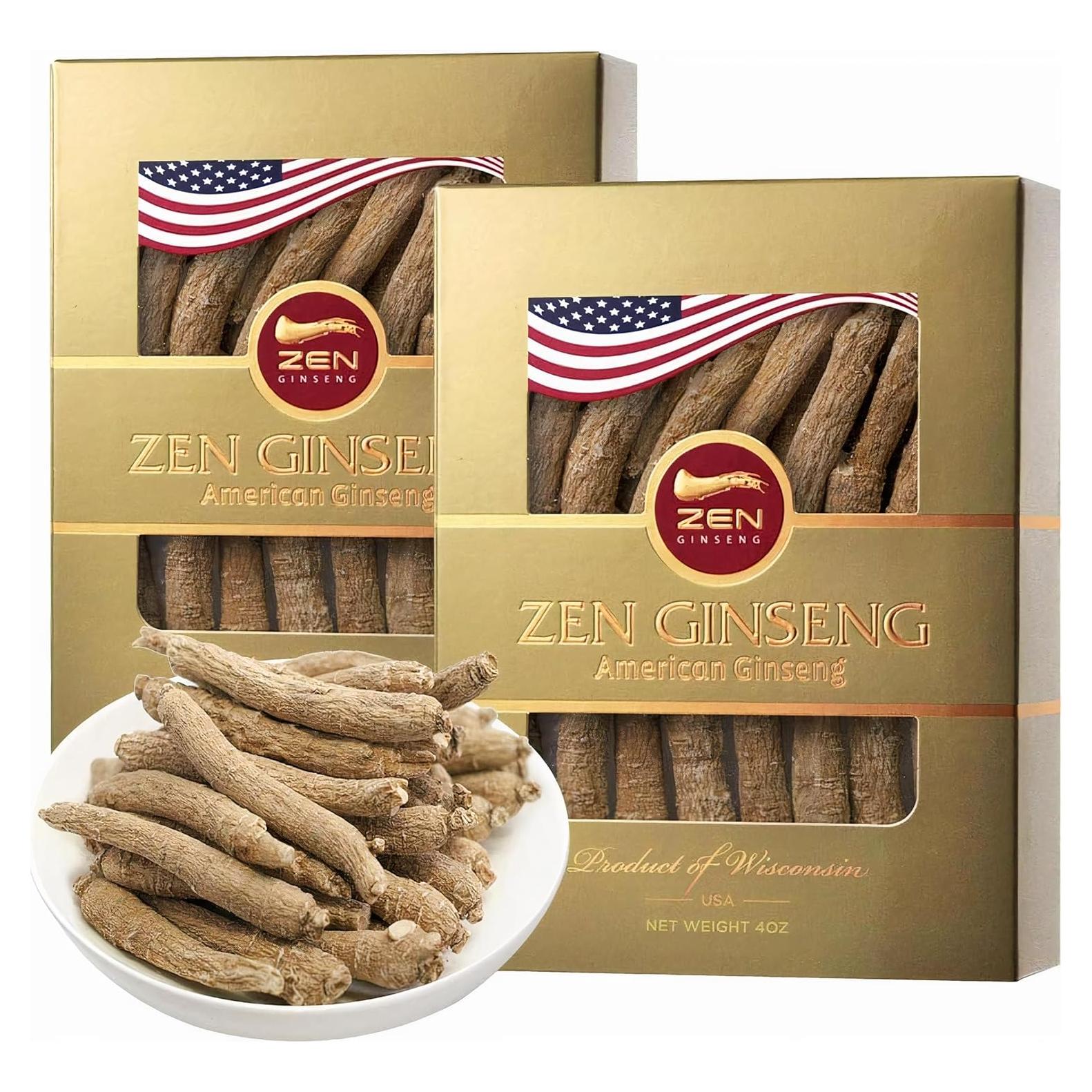 Ginseng Americano Zen - 2 Cajas de 113.4 g - Energía y Inmunidad