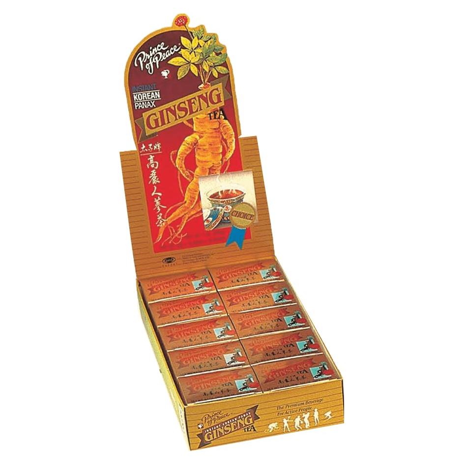 Té Instantáneo de Ginseng Panax Príncipe de la Paz 100 Unidades