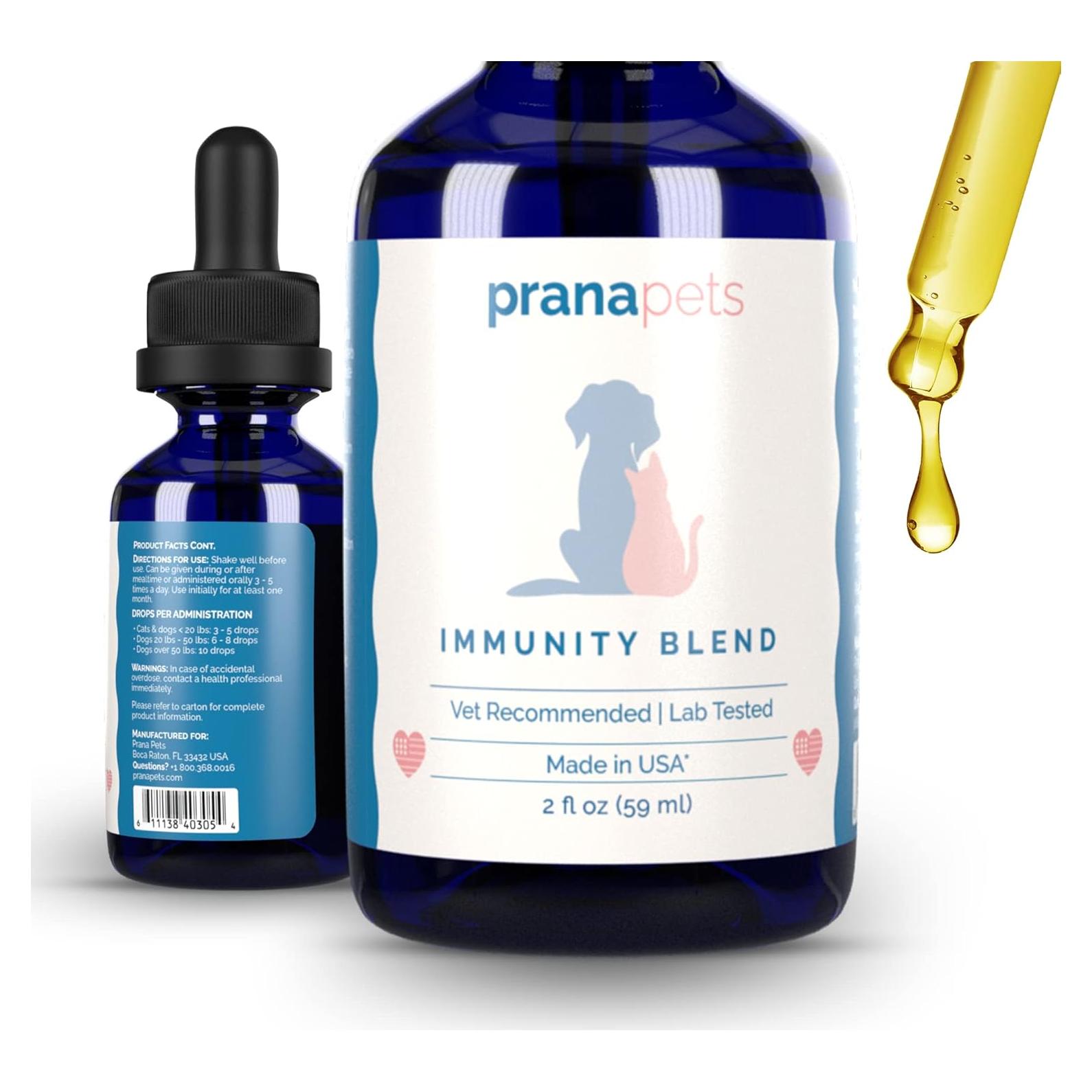 Suplemento Líquido Prana Pets Immunity Blend 56.7g para Perros y Gatos