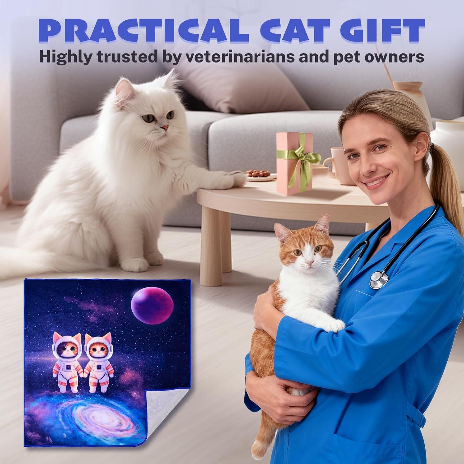 Envoltura para Acicalar Gatos Hollima 70x70 cm Autoadhesiva