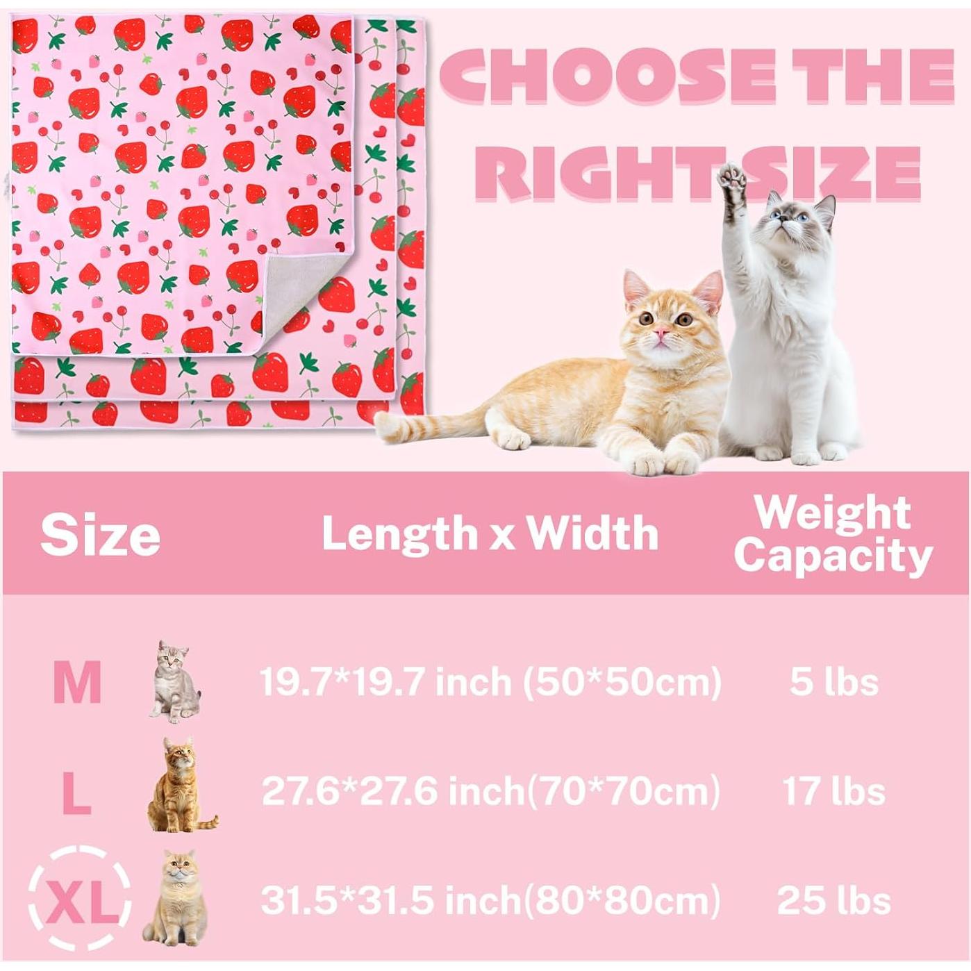 Envoltura de Aseo para Gatos Uotey 80 x 80 cm - Cortar Uñas y Medicamentos