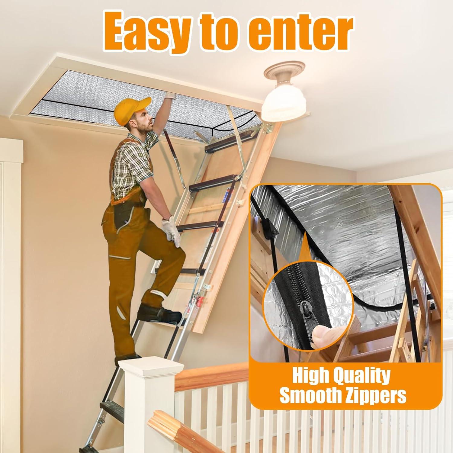 Cubierta de Aislamiento para Escaleras de Ático Eapele 2 PCS