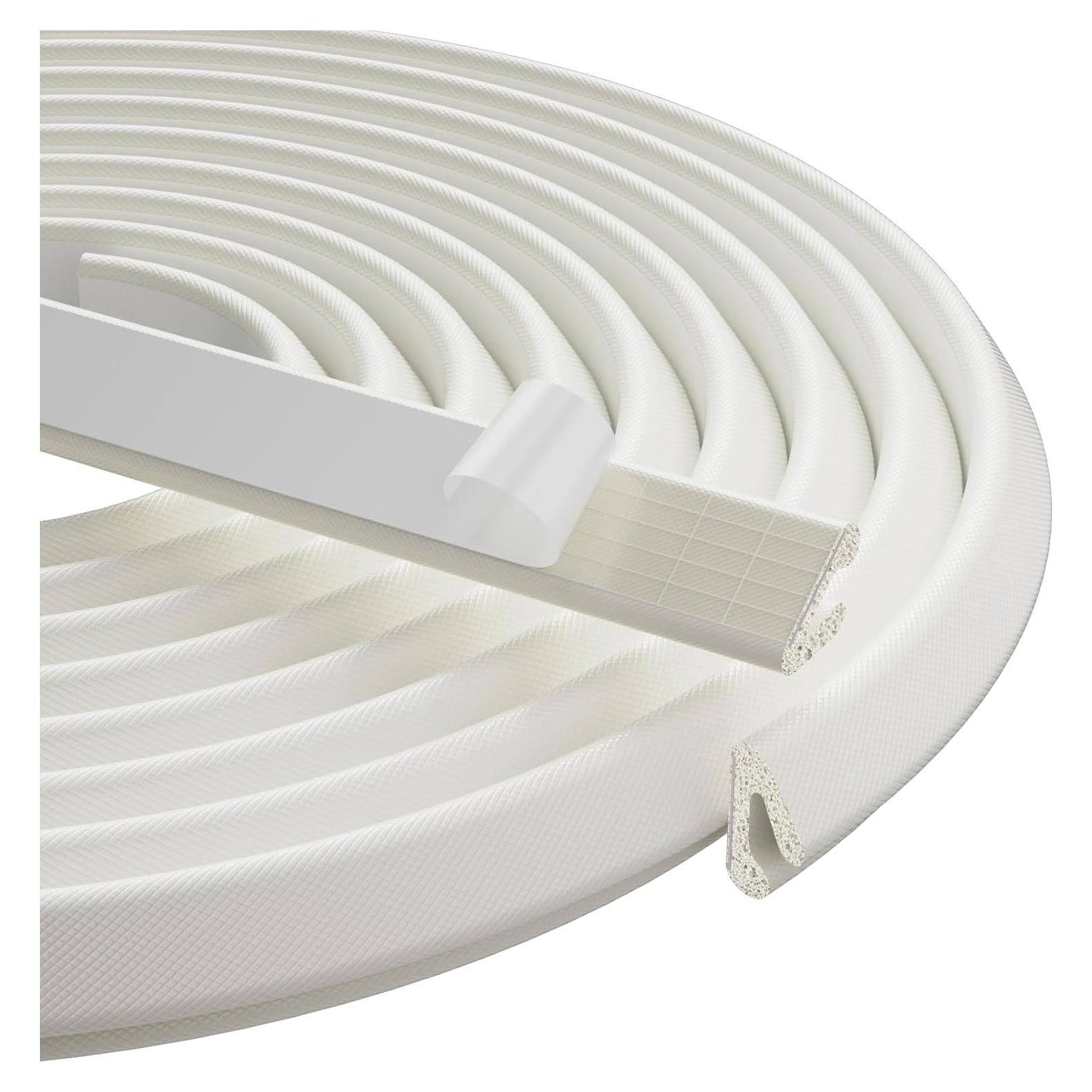 Tira de Sellado para Puertas Conwang 2 PCS 7.92 Metros Blanca