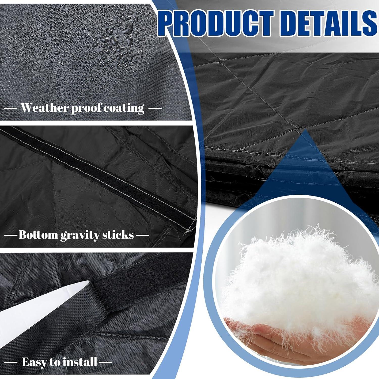 Cortina Térmica Aislante Magnética Peryiter 81x203 cm Negra