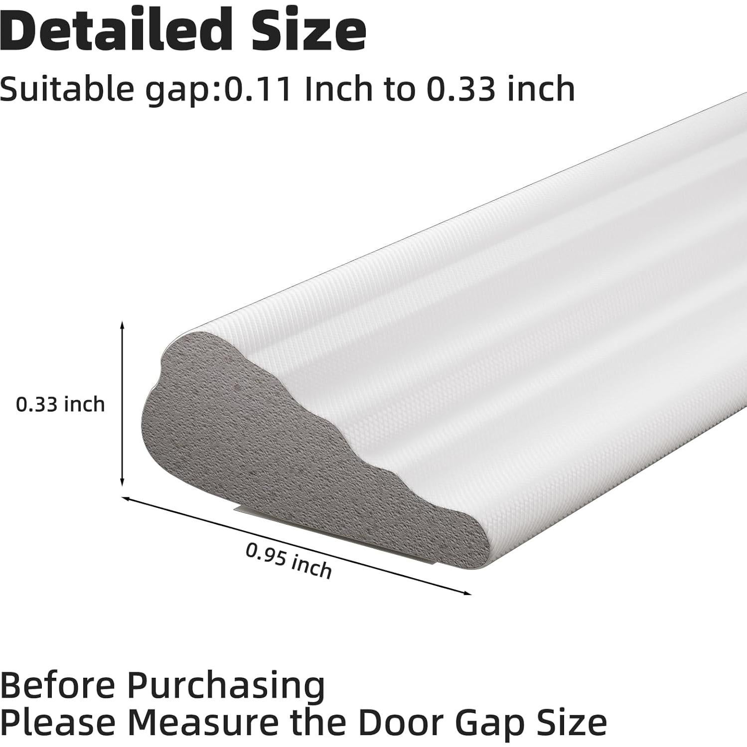 Tira de sellado Vannesse 118 cm para puertas y ventanas