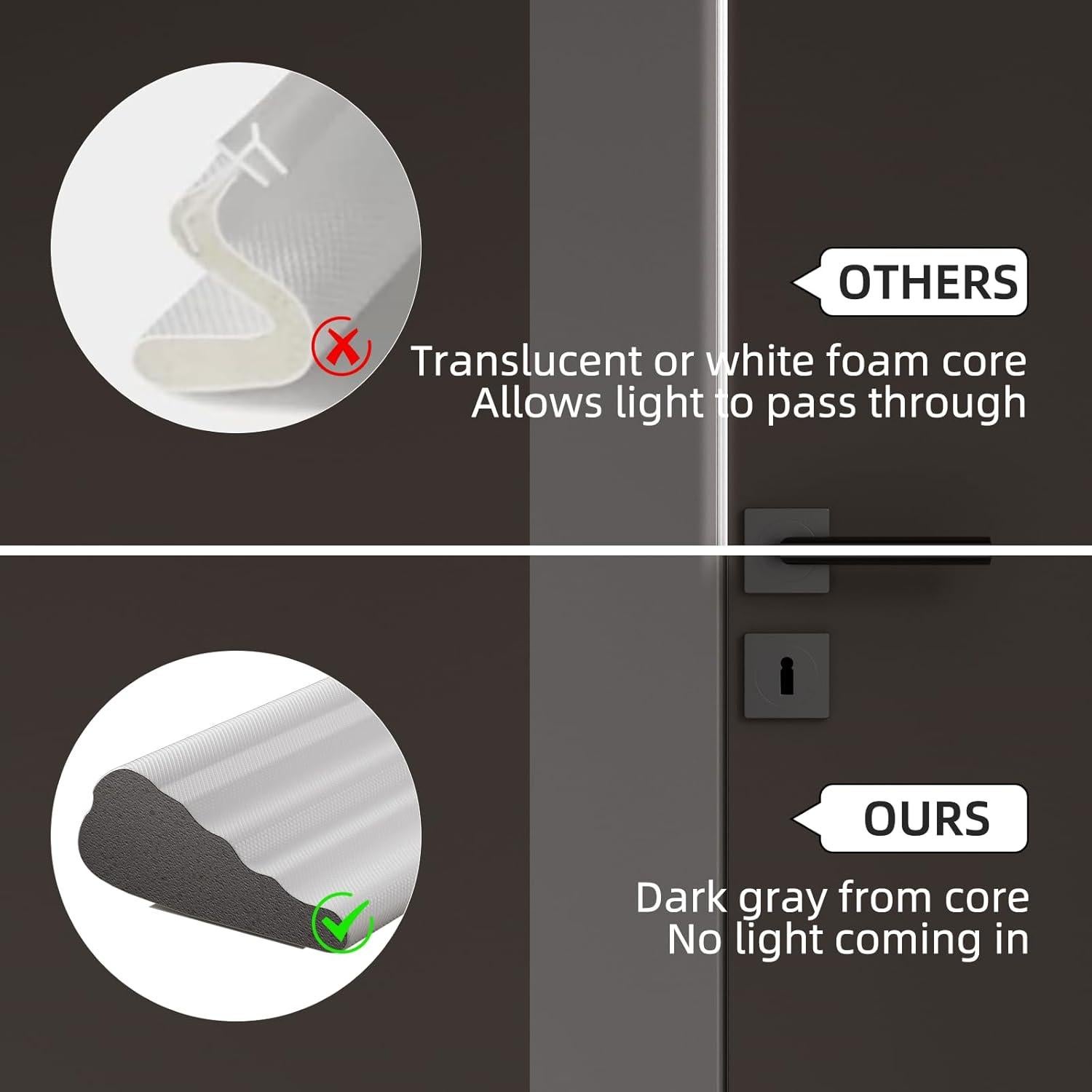 Tira de sellado Vannesse 118 cm para puertas y ventanas