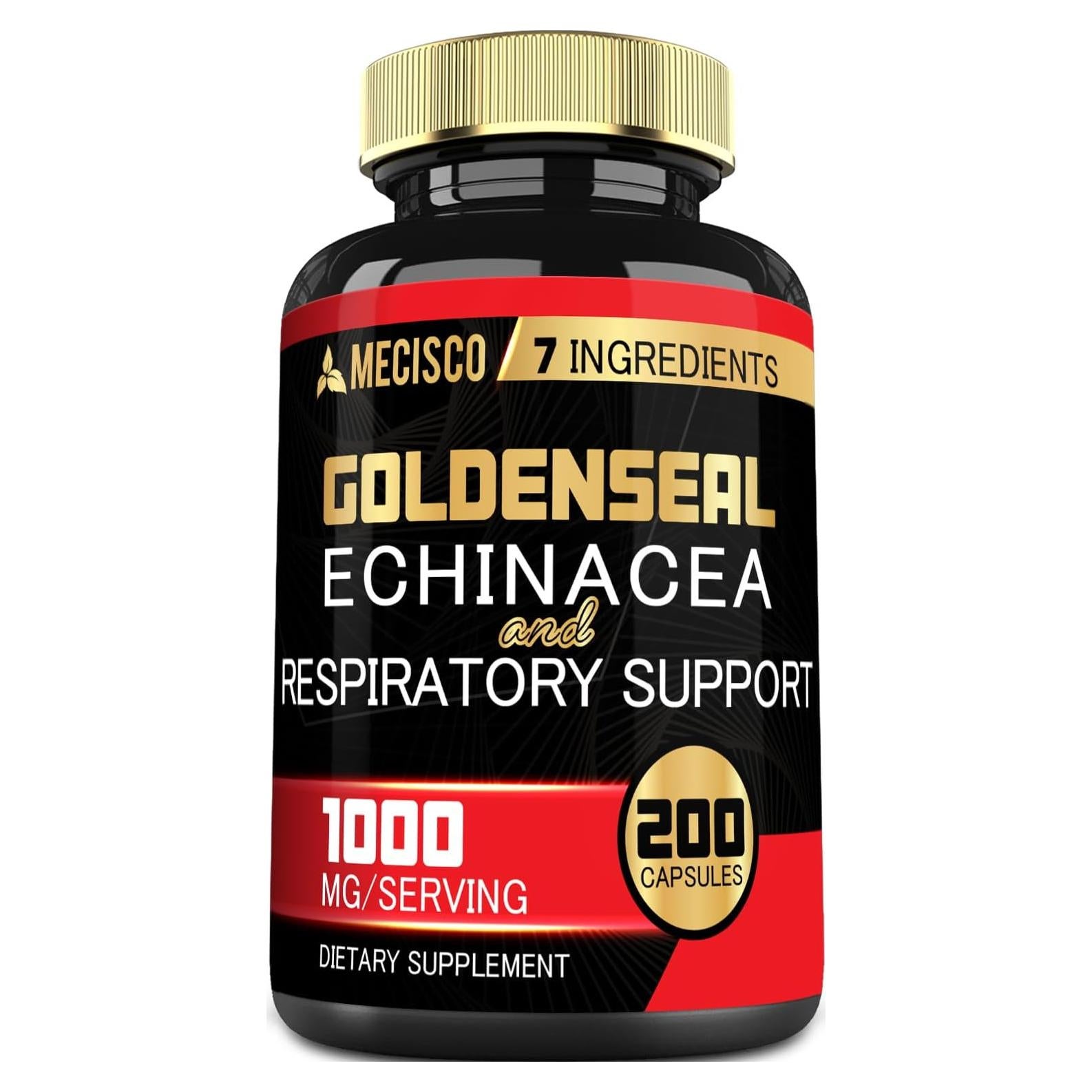 Cápsulas de Sello de Oro Mecisco - 200 Unidades - Inmunidad y Digestión