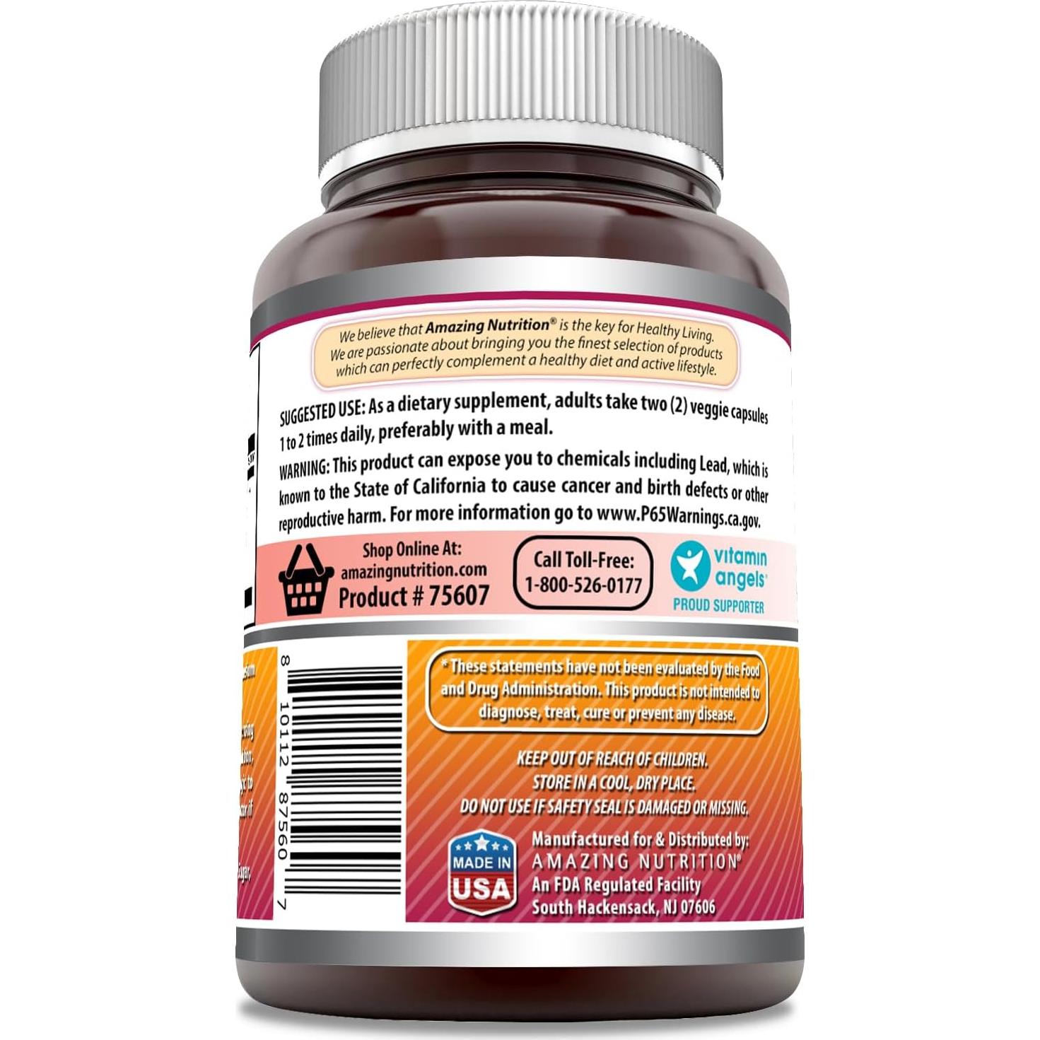 Suplemento de Equinácea Sello Dorado Nutrición Asombrosa 1400 Mg