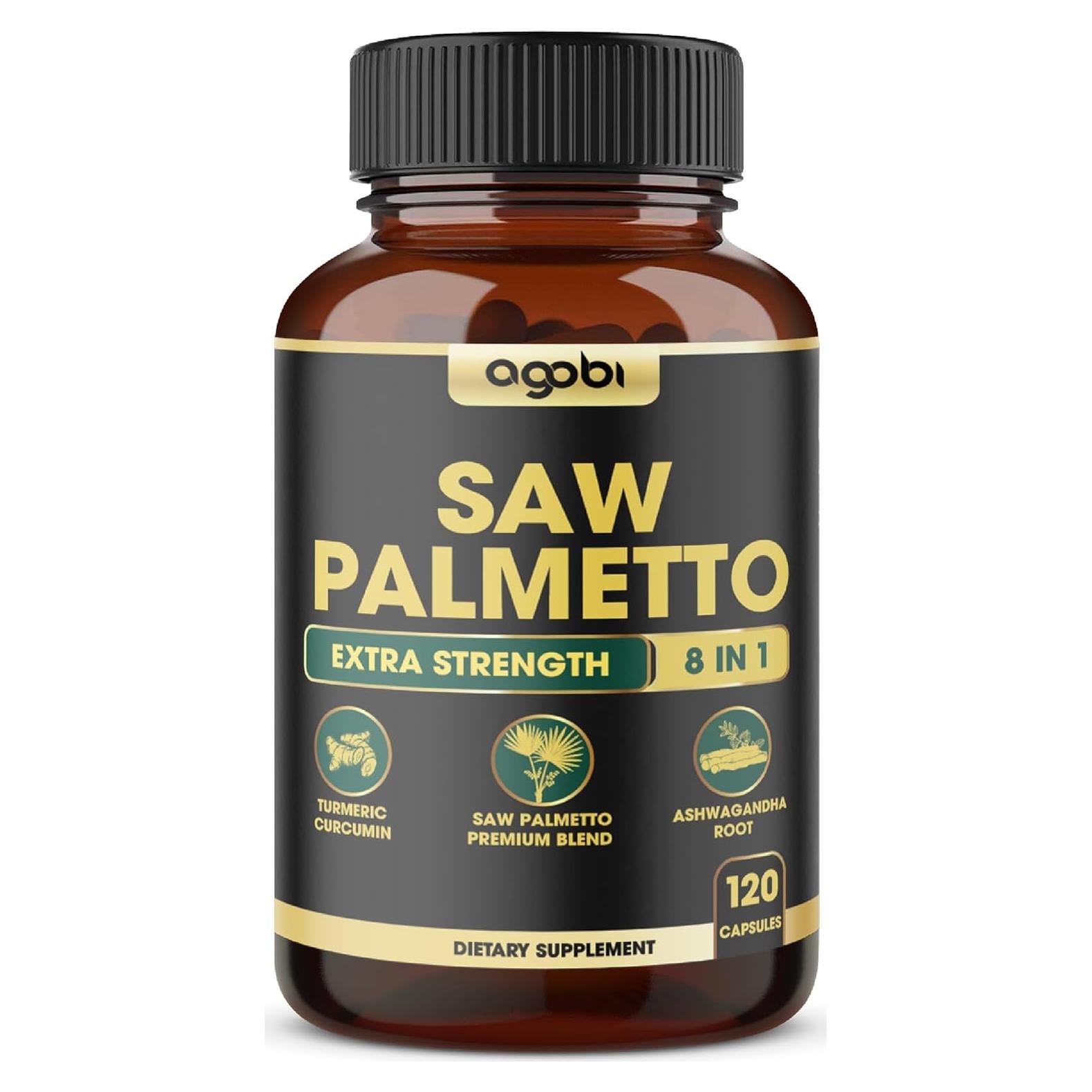 Suplemento Prostático 8en1 AGOBI - 120 Cápsulas Veganas