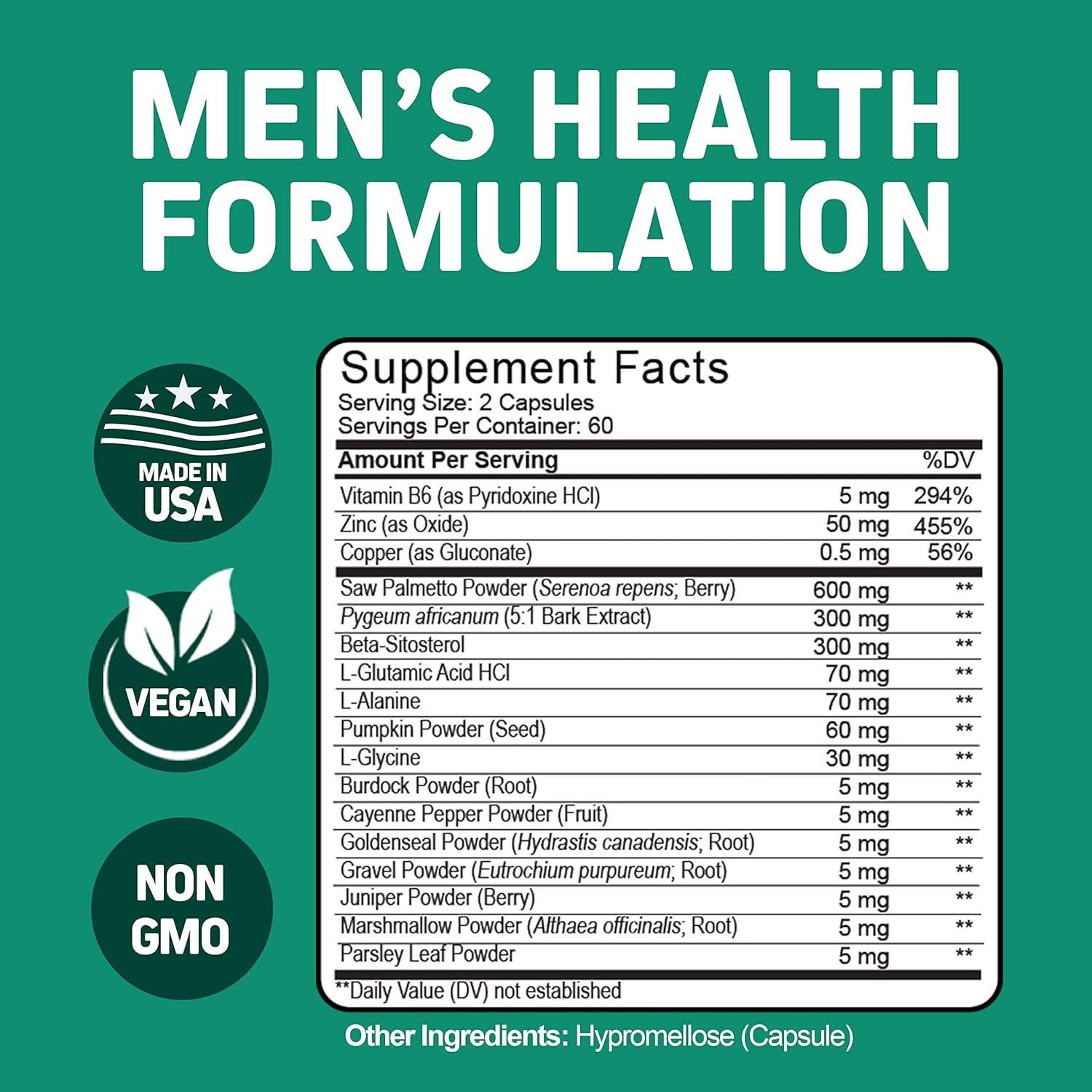 Suplemento Prostonic Ultra Herbtonics - 120 Cápsulas para Próstata y Cabello