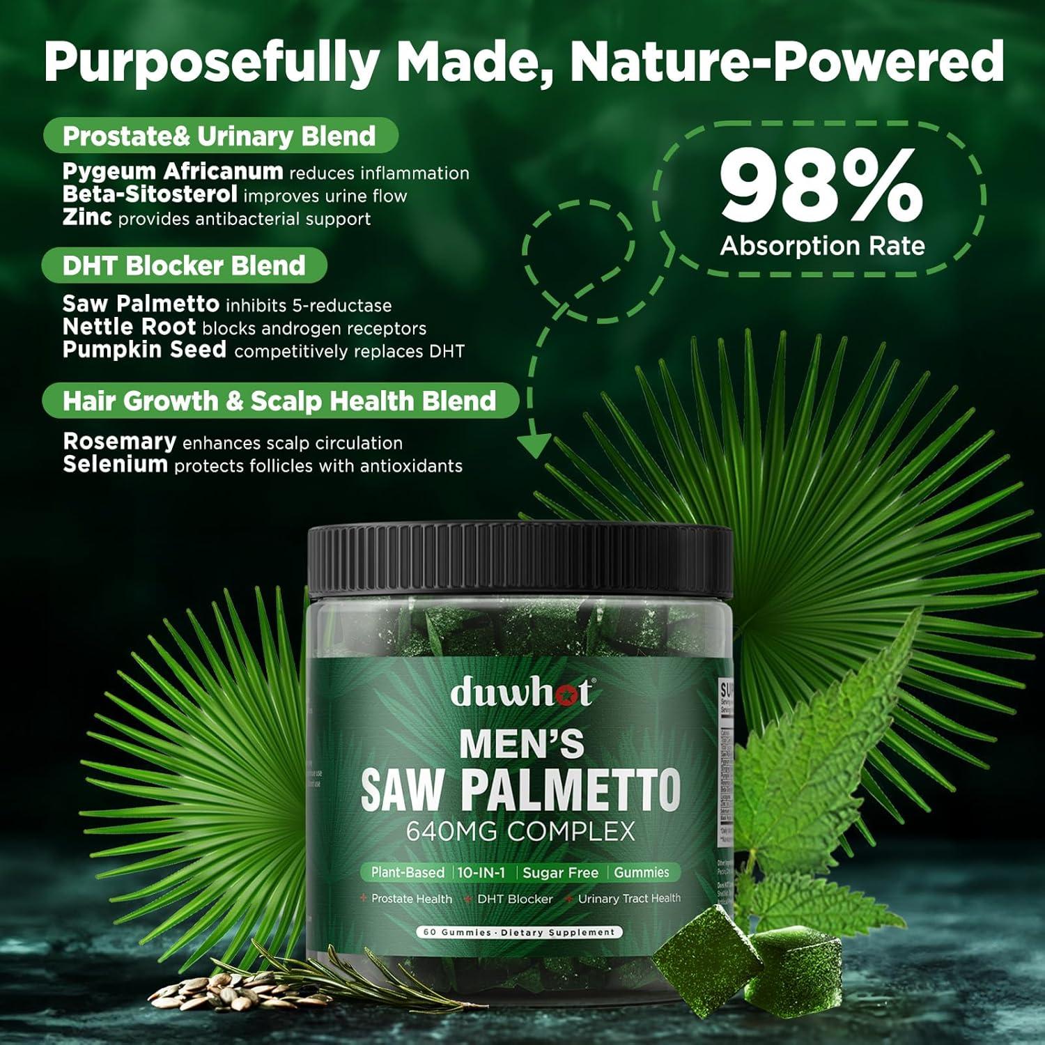 Gomitas de Saw Palmetto Orgánico Newtrisland 60 Unidades