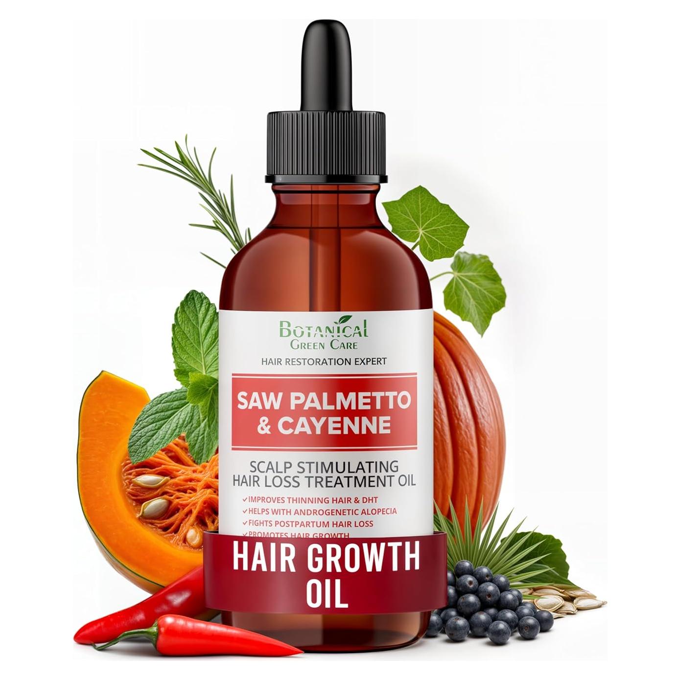 Sérum Capilar Saw Palmetto y Cayena 209g - Crecimiento Cabello