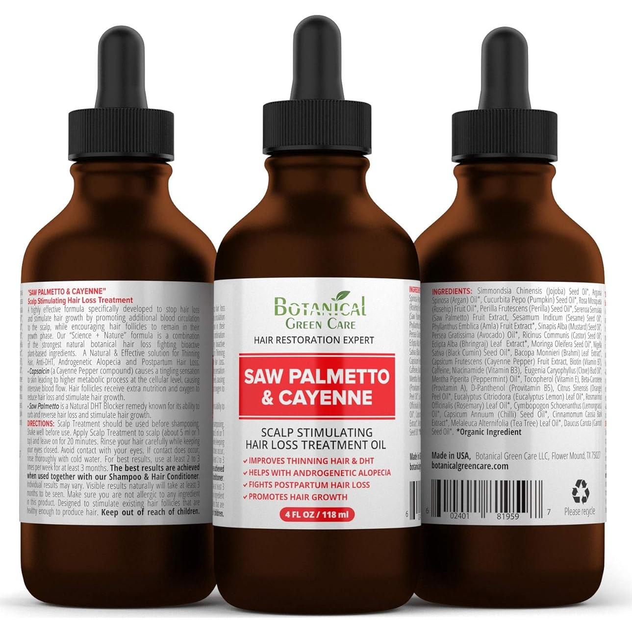 Sérum Capilar Saw Palmetto y Cayena 209g - Crecimiento Cabello