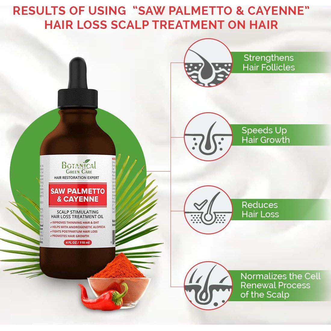 Sérum Capilar Saw Palmetto y Cayena 209g - Crecimiento Cabello