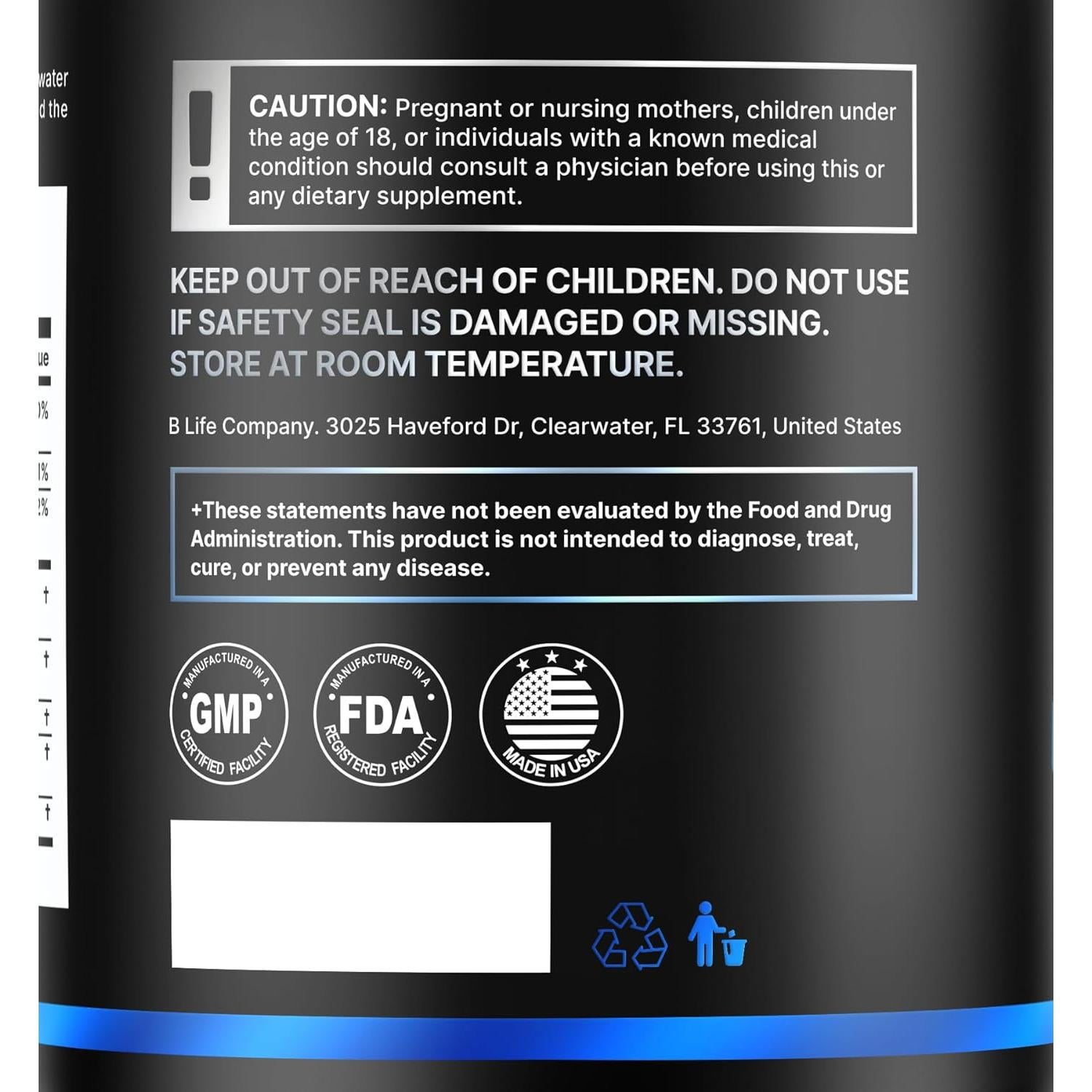 Suplemento Prostático B Life - Saw Palmetto y Semilla de Calabaza - 60 Cápsulas