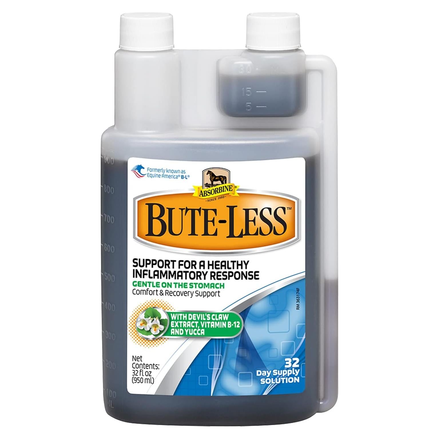 Absorbine Bute-Less Suplemento para Caballos 946ml - Alivio Natural