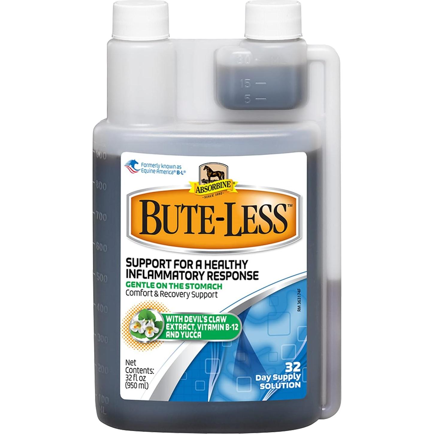 Absorbine Bute-Less Suplemento para Caballos 946ml - Alivio Natural