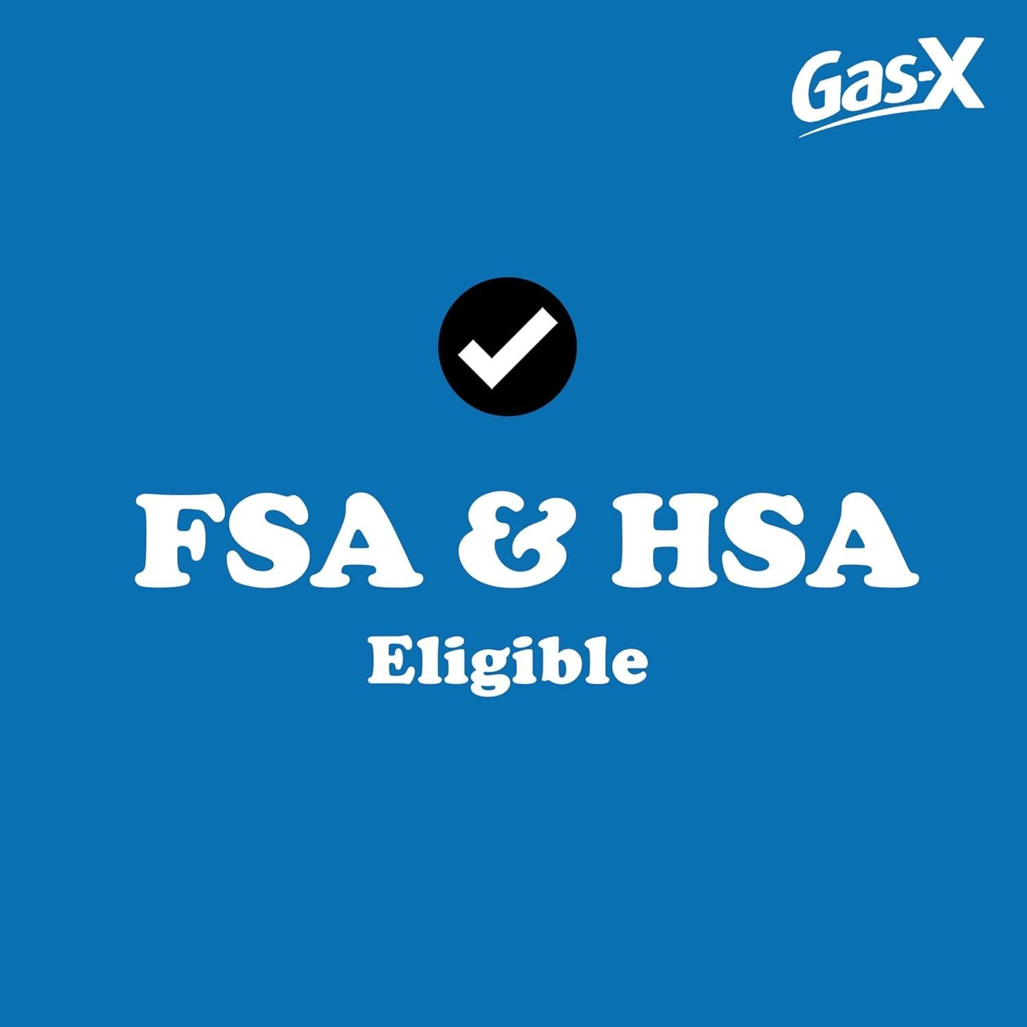 Gas-X Tabletas Masticables Alivio de Gas 125 mg Crema de Menta 18 Unidades