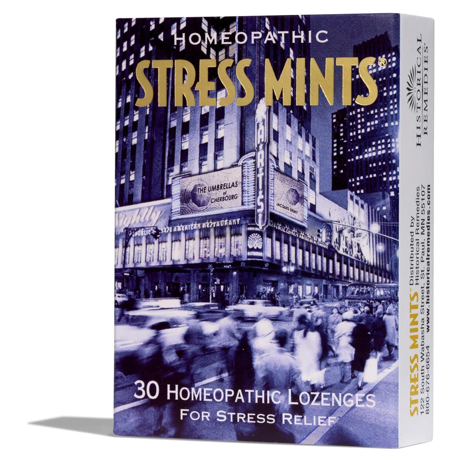 Mentas para el Estrés Homeopáticas 30 Pastillas Veganas