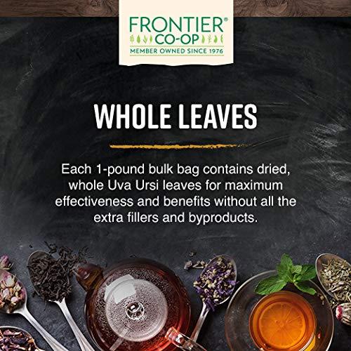 Hoja de Uva Ursi Entera Frontier Co-op 453g - Té Herbal