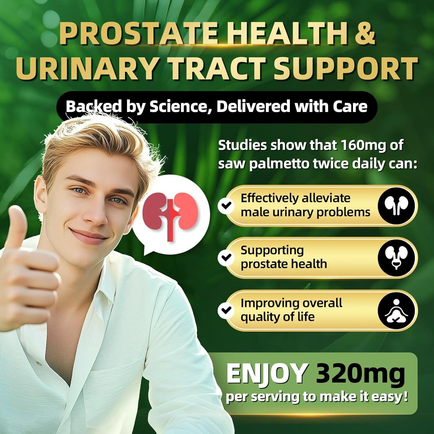 GPGP GreenPeople Saw Palmetto 120 Gomas - Suplemento DHT