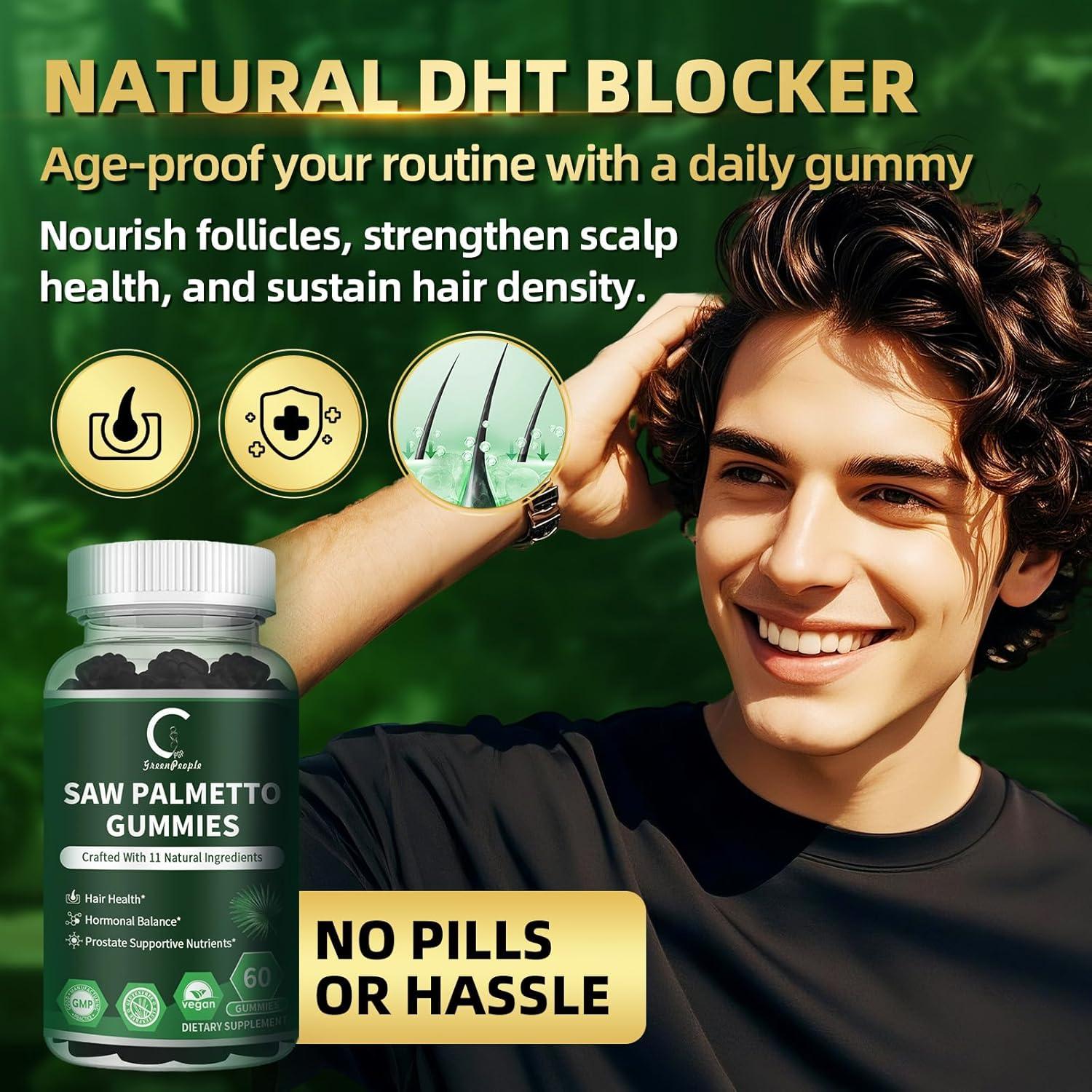 GPGP GreenPeople Saw Palmetto 120 Gomas - Suplemento DHT