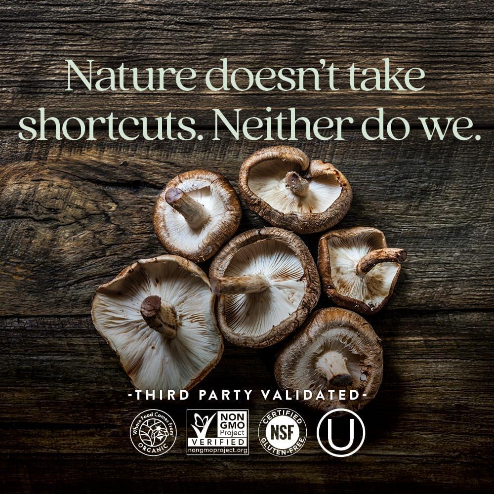 Suplemento Inmunológico LifeShield Reishi Orgánico 60 Cápsulas