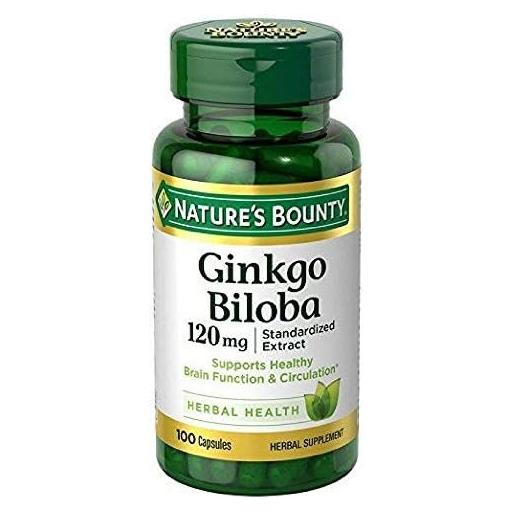 Ginkgo Biloba 120mg Bounty de la Naturaleza 200 Cápsulas