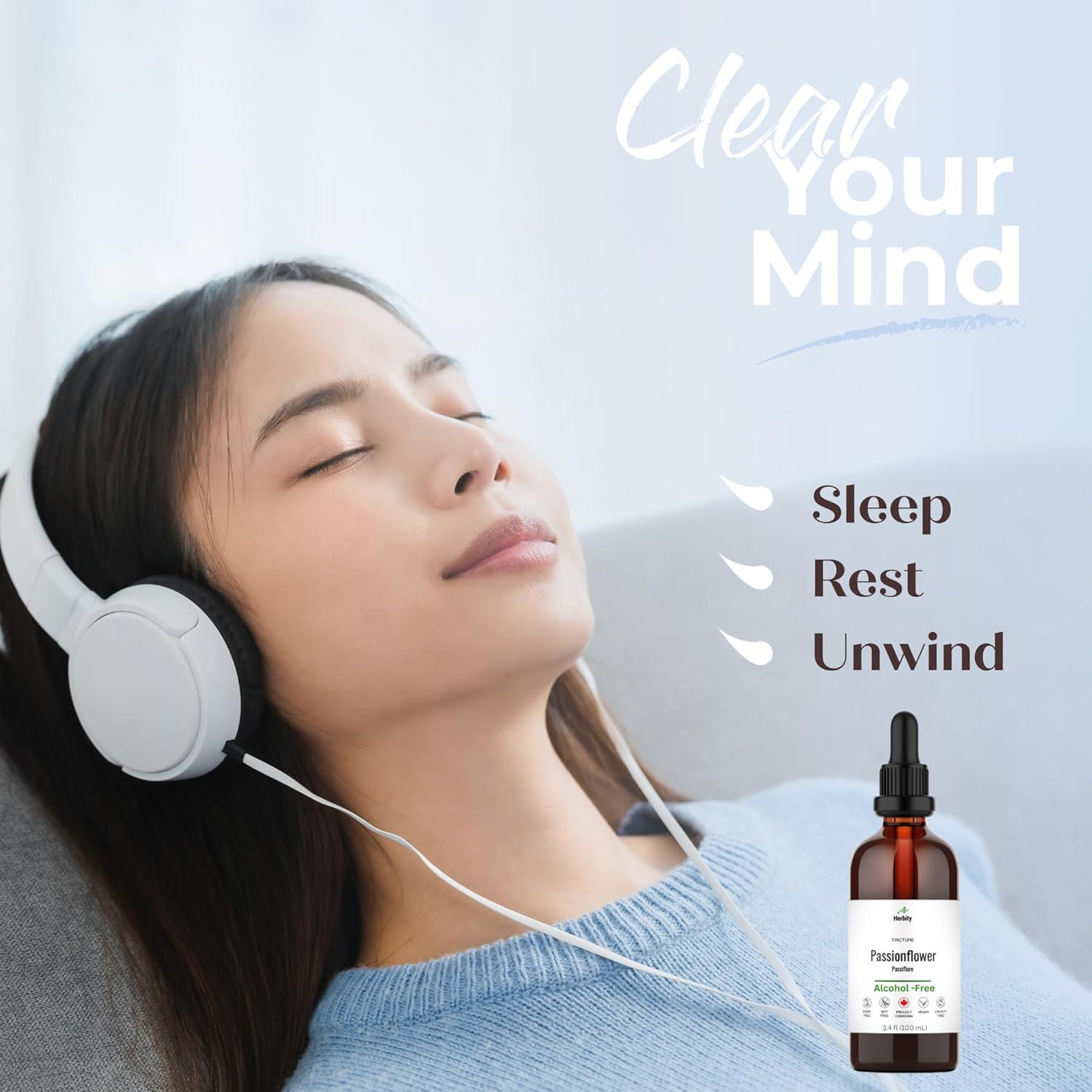 Tintura de Flor de Pasión Herbity 100 ml - Sin Alcohol, Vegano