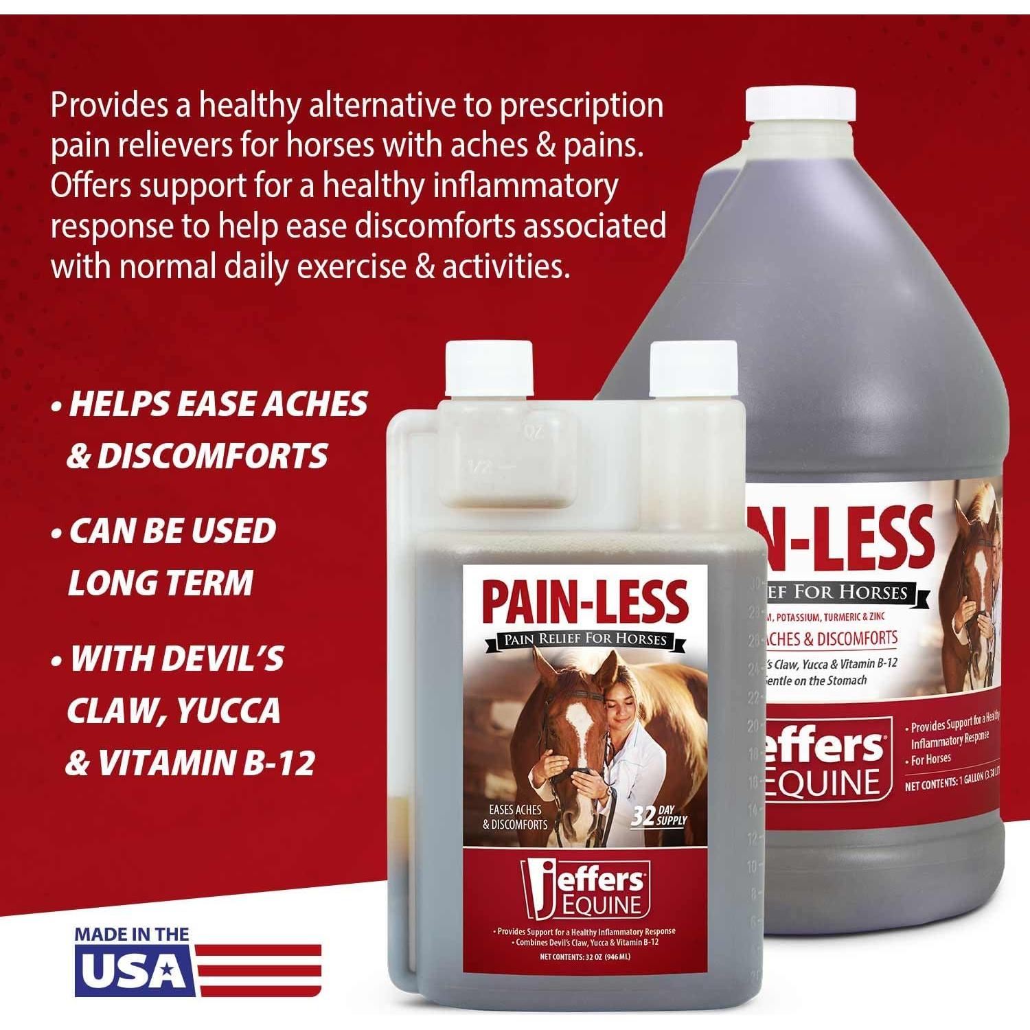 Suplemento Equino Pain-Less Jeffers 32 oz - Confort Articular