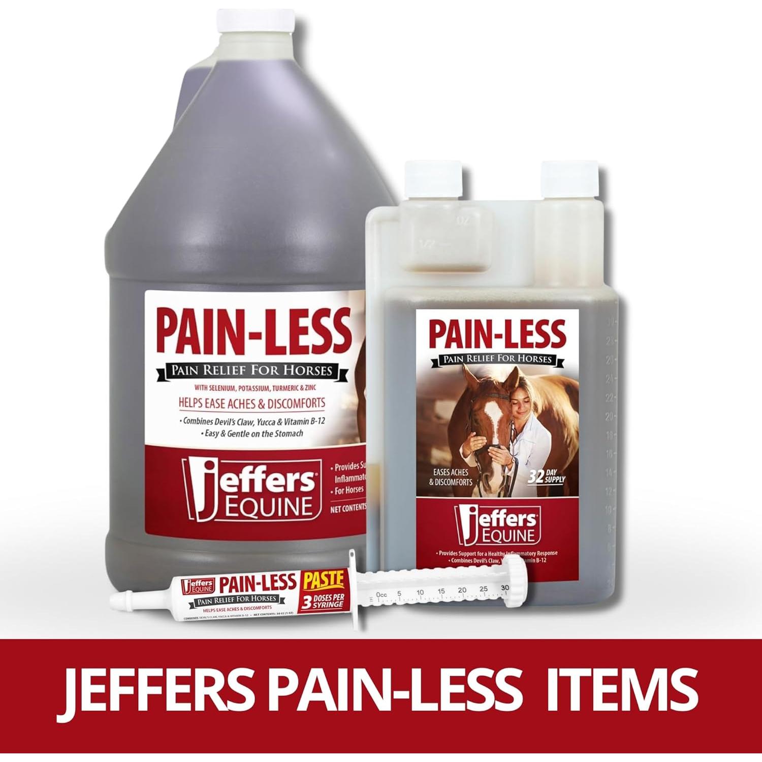 Suplemento Equino Pain-Less Jeffers 32 oz - Confort Articular