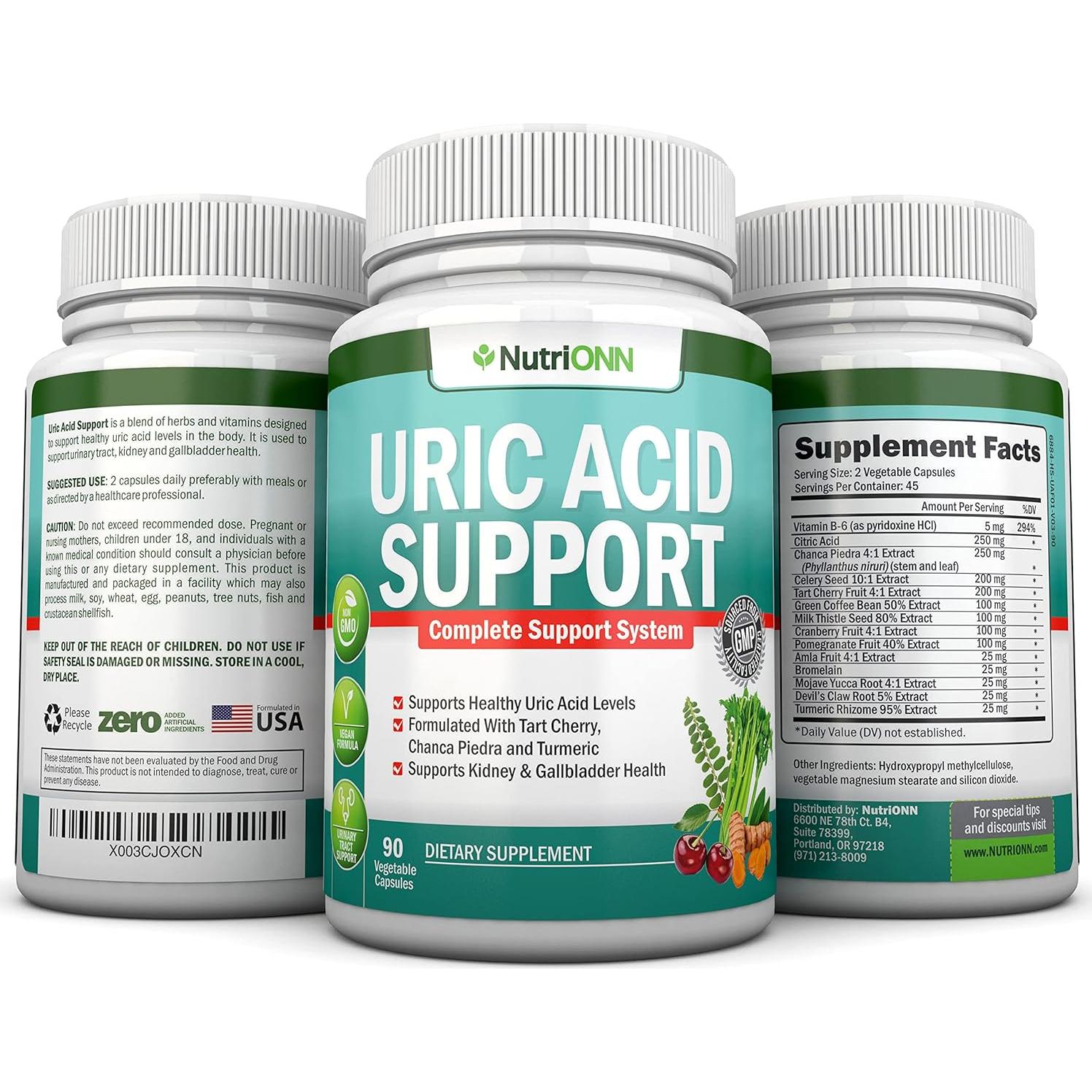 Suplemento Herbal de Limpieza Ácido Úrico NutriONN - 99g