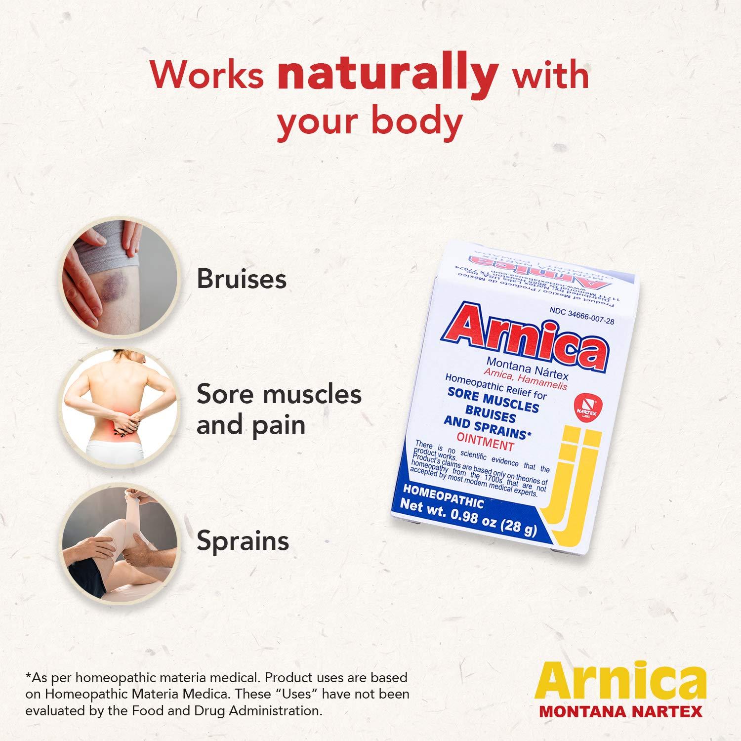 Ungüento de Árnica Montana Nartex 27.7g - Alivio Muscular