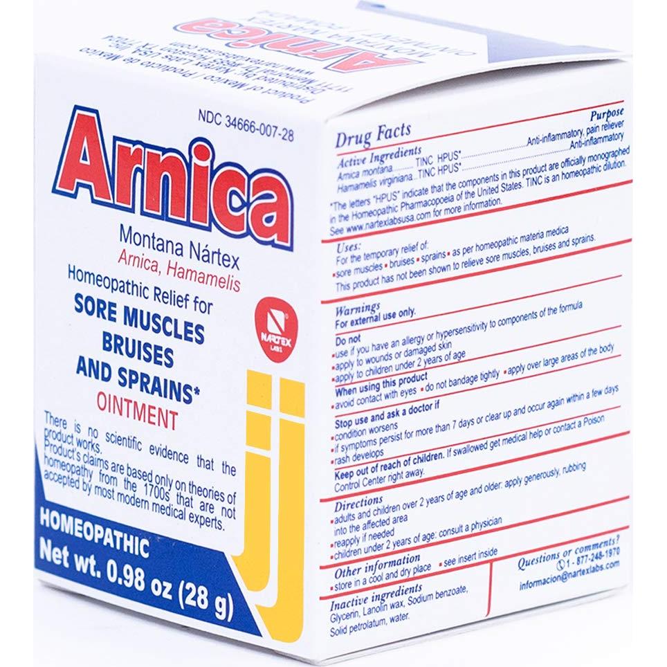 Ungüento de Árnica Montana Nartex 27.7g - Alivio Muscular