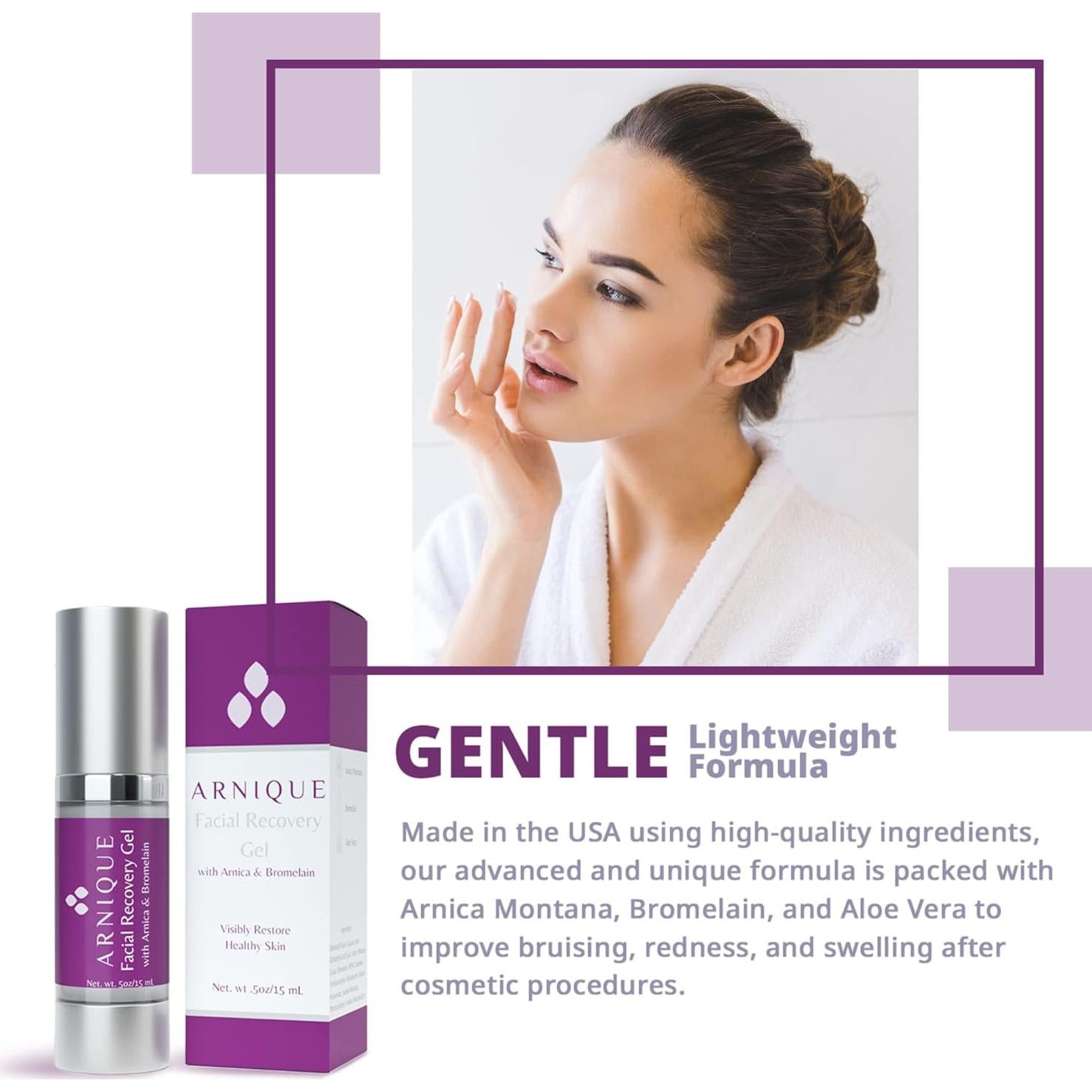 Gel Facial de Árnica Arnique 59g - Hidratante para Moretones