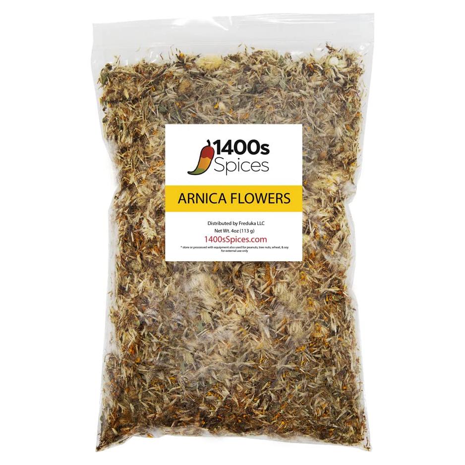Flores Secas de Arnica 113g - 1400s Spices - Uso Externo