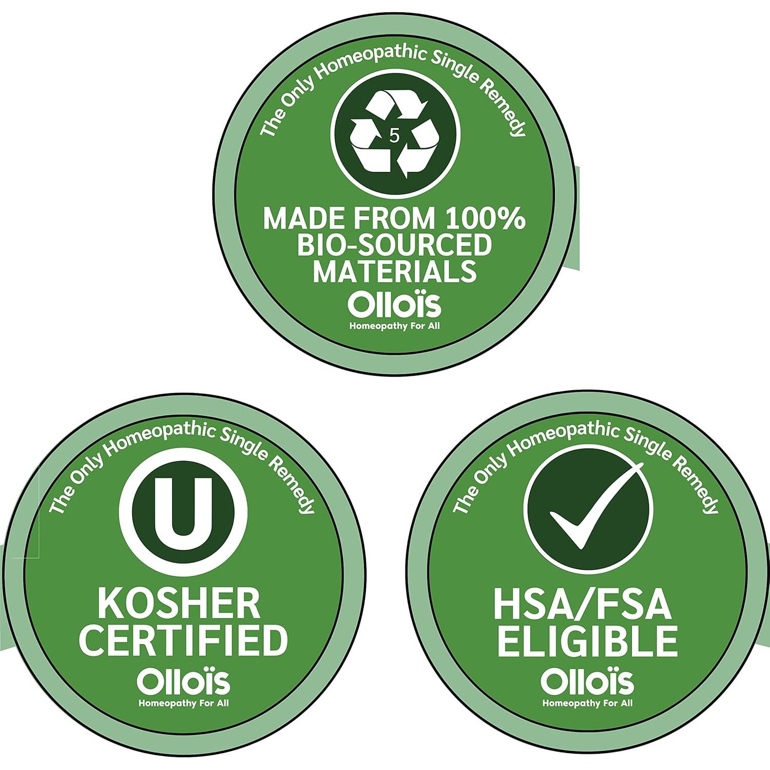 Medicamento Homeopático Ollois Azufre 200ck Orgánico 80 Pellets