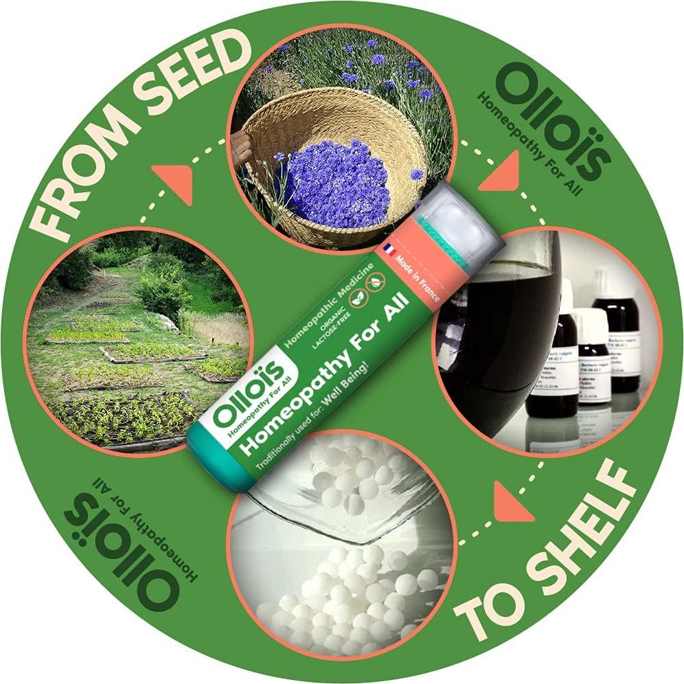 Aconitum Napellus 200CK Ollois Homeopático Orgánico 80 Gránulos