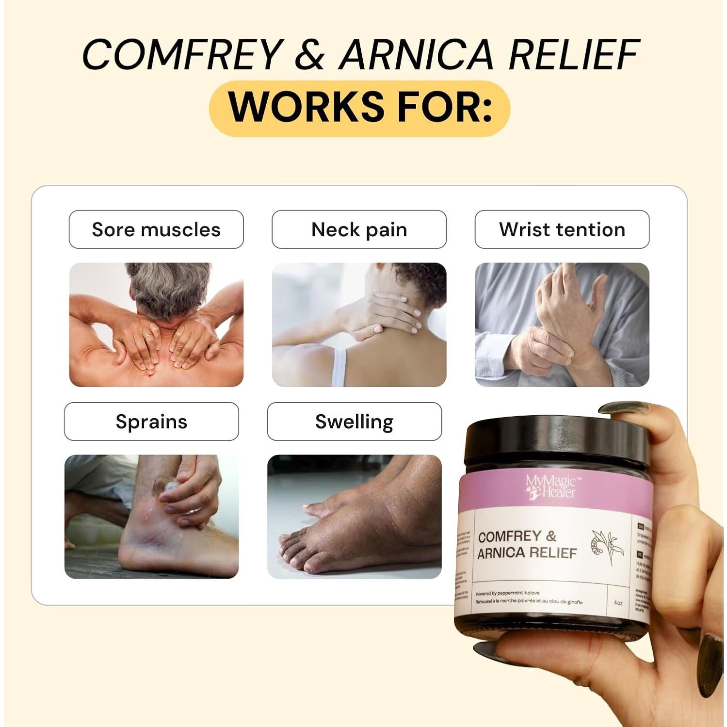 MyMagicHealer Ungüento Alivio Dolor Muscular 56.7g