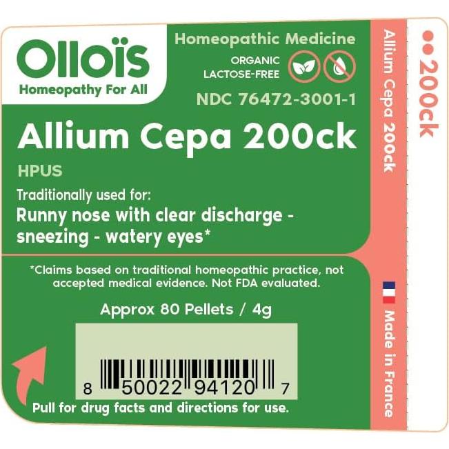 OLLOIS Allium Cepa 200ck Homeopatía Orgánica 80 Gránulos