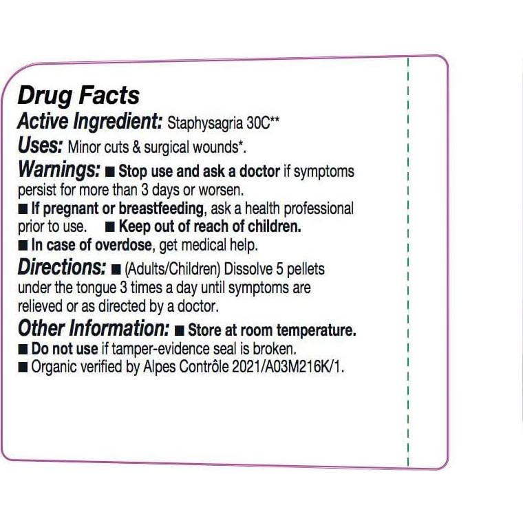 Paquete Homeopático Ollois: Arnica Montana 12c y Staphysagria 30c