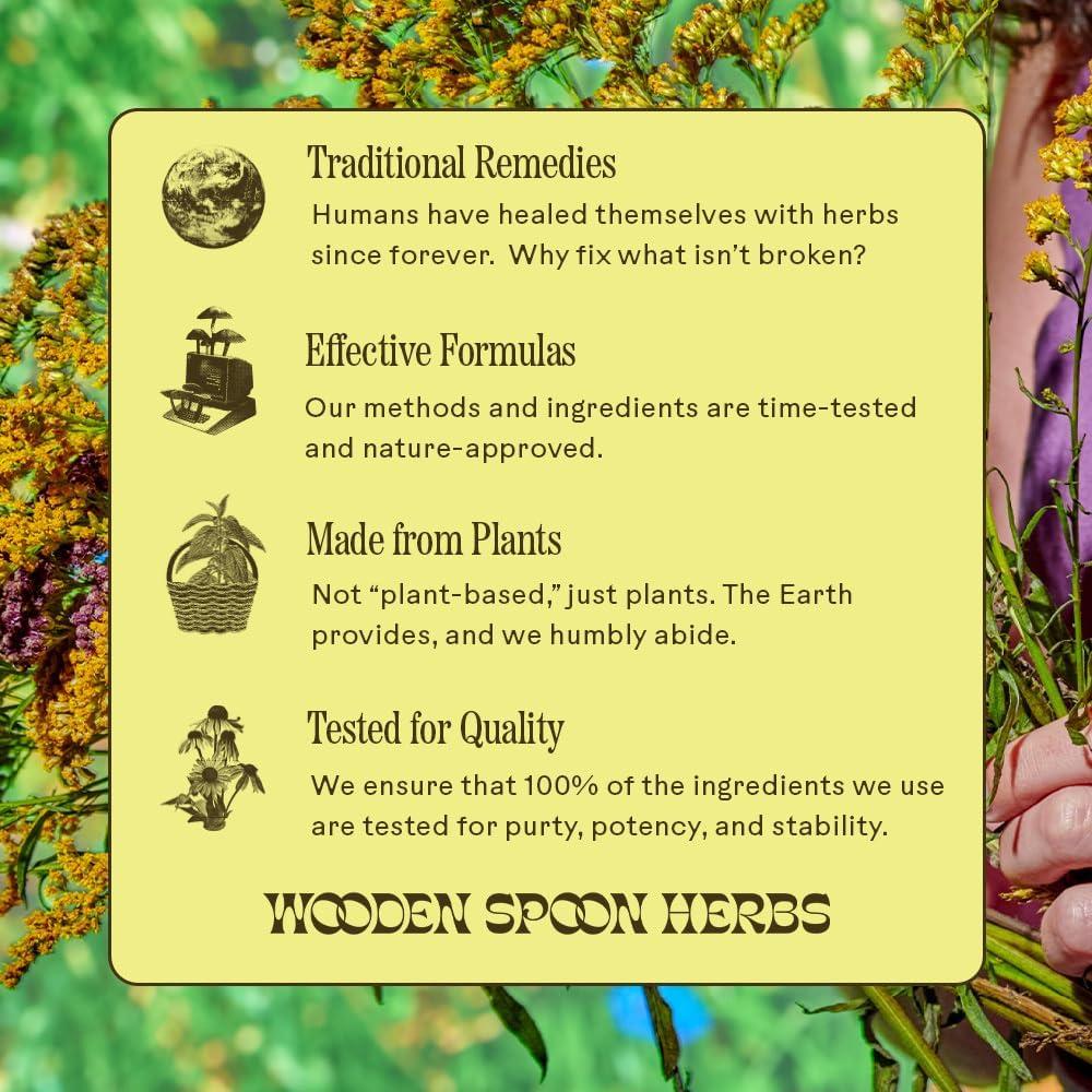 Tintura Orgánica Wooden Spoon Herbs 60ml - Apoyo Nervioso y Ánimo